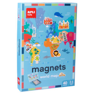 World map magnets (magneettipeli)